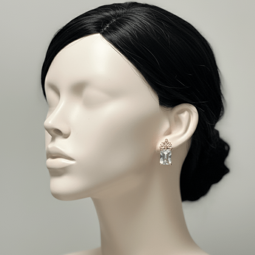 Best Gemstone Stud Earrings - Stainless steel by Zehnoor | Earrings