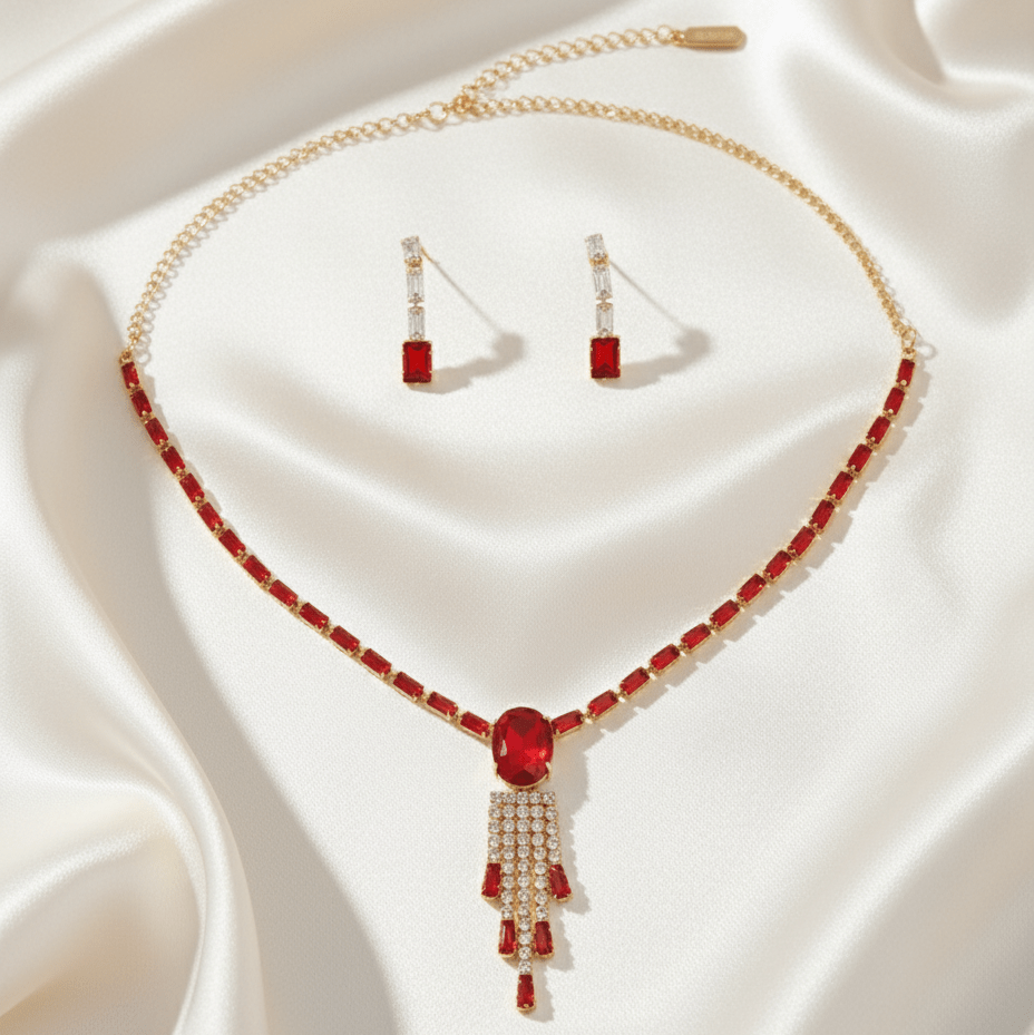 Stylish Necklace Set - Stainless steel & Tarnish Free by Zehnoor | Necklace Set
