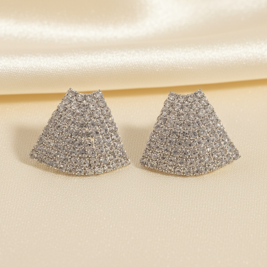 Dazzling Pave Statement Earrings
