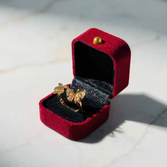 Gold Color Butterfly Ring – Premium Quality