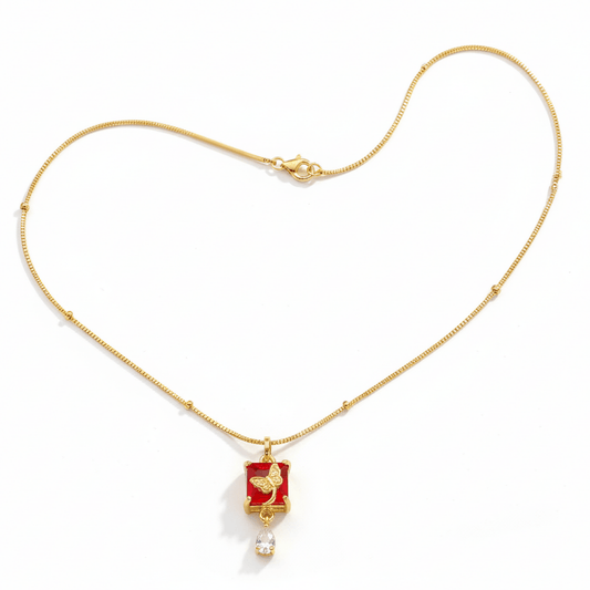 Stylish Locket for Everyday Wear - Stainless steel & Tarnish Free by Zehnoor | Necklace Set