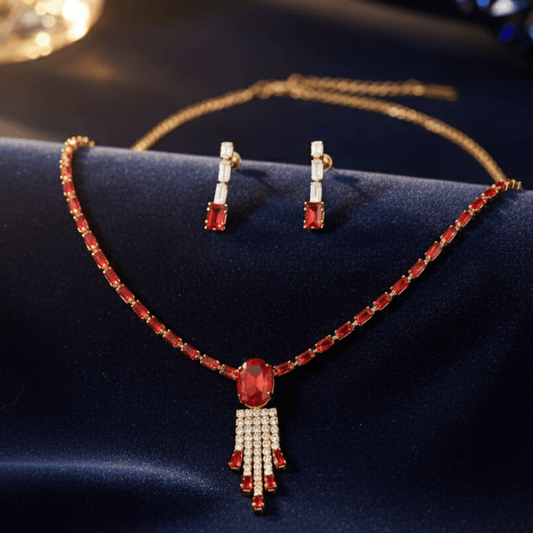 Stylish Necklace Set - Stainless steel & Tarnish Free by Zehnoor | Necklace Set